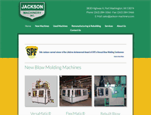 Tablet Screenshot of jacksonmachinery.com